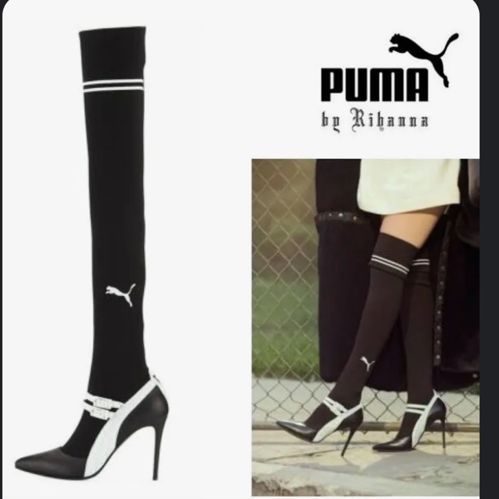 COPY - Puma x Fenty Knitted High Mary Jane Womens Heeled boots